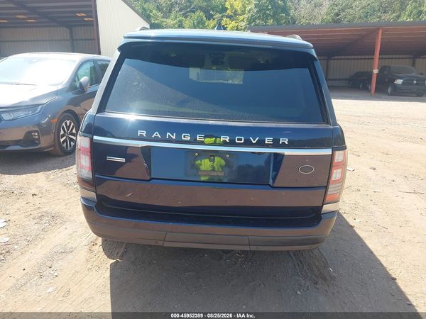 2017 LAND ROVER RANGE ROVER 5.0L V8 SUPERCHARGED