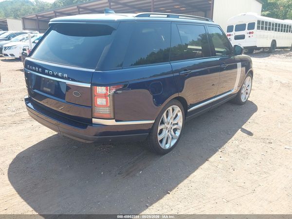 2017 LAND ROVER RANGE ROVER 5.0L V8 SUPERCHARGED