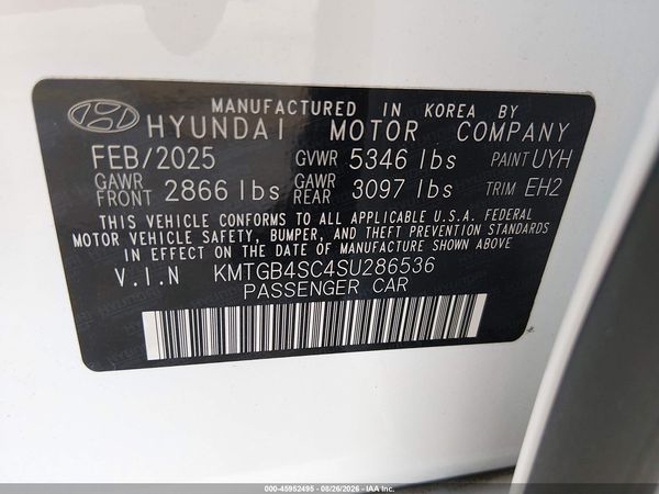 2025 GENESIS G80 2.5T ADVANCED AWD — I9