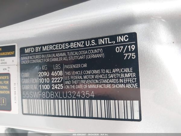 2020 MERCEDES-BENZ C 300 C300