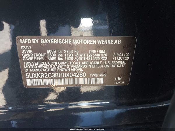 2017 BMW X5 SDRIVE35I