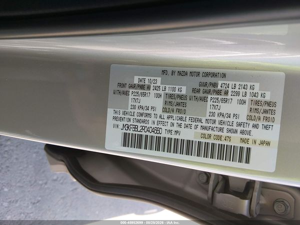 2024 MAZDA CX-5 2.5 S SELECT