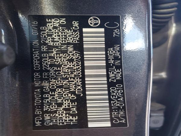 2016 TOYOTA PRIUS
