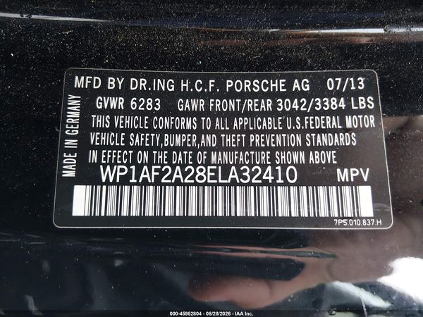 2014 PORSCHE CAYENNE DIESEL