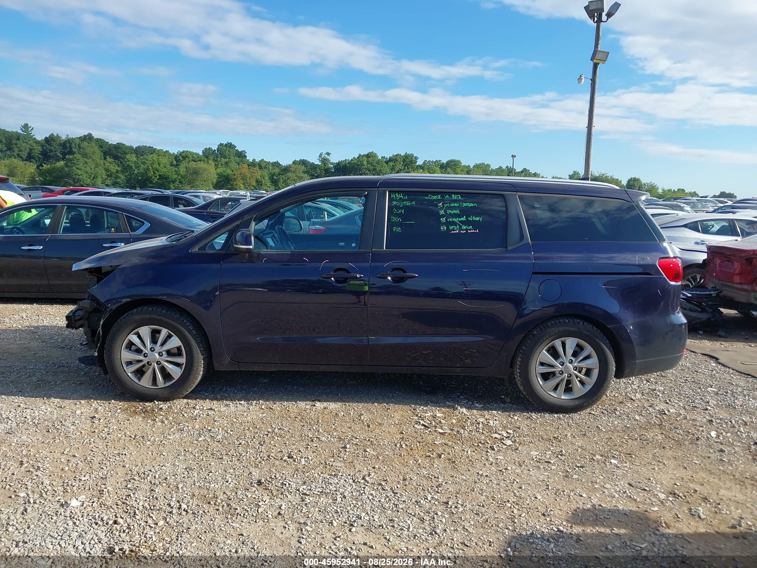 2018 KIA SEDONA LX