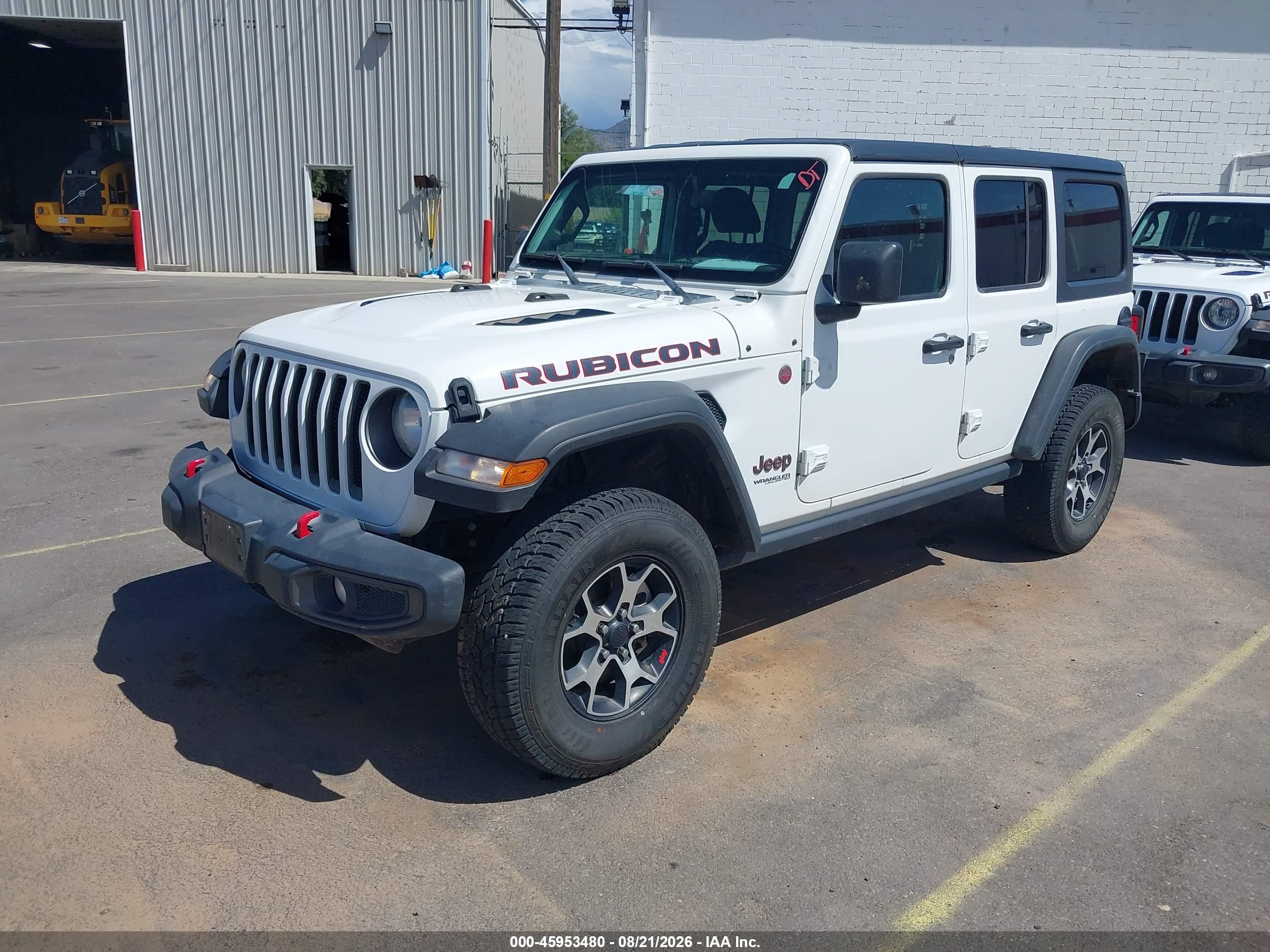 2020 JEEP WRANGLER UNLIMITED RUBICON 4X4 — I2