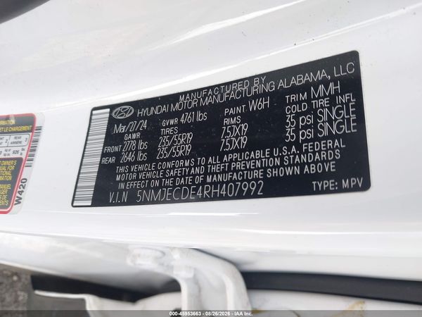 2024 HYUNDAI TUCSON LIMITED