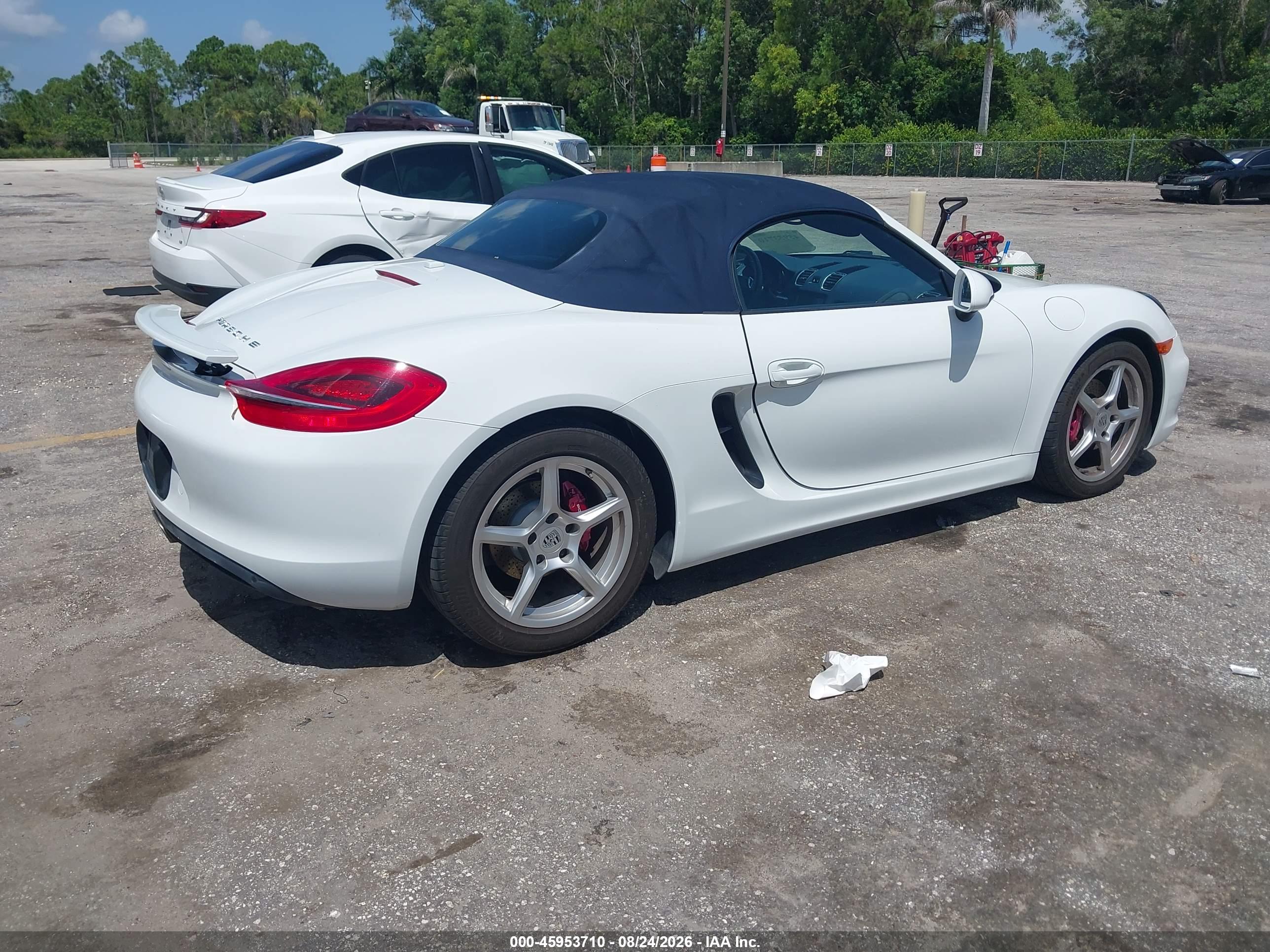 2013 PORSCHE BOXSTER — I4