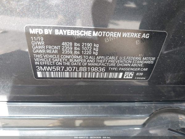2020 BMW 330I XDRIVE