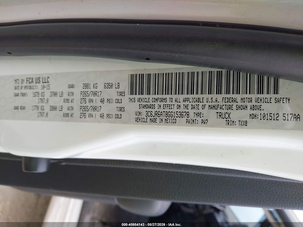 2016 RAM 1500 TRADESMAN