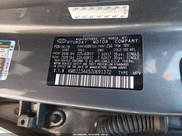 2018 HYUNDAI TUCSON SE