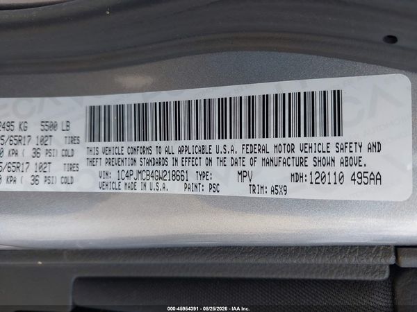 2016 JEEP CHEROKEE LATITUDE