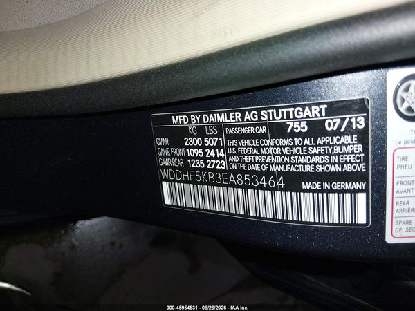 2014 MERCEDES-BENZ E 350 E350 — I9