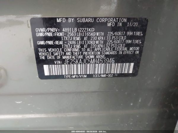 2021 SUBARU FORESTER PREMIUM