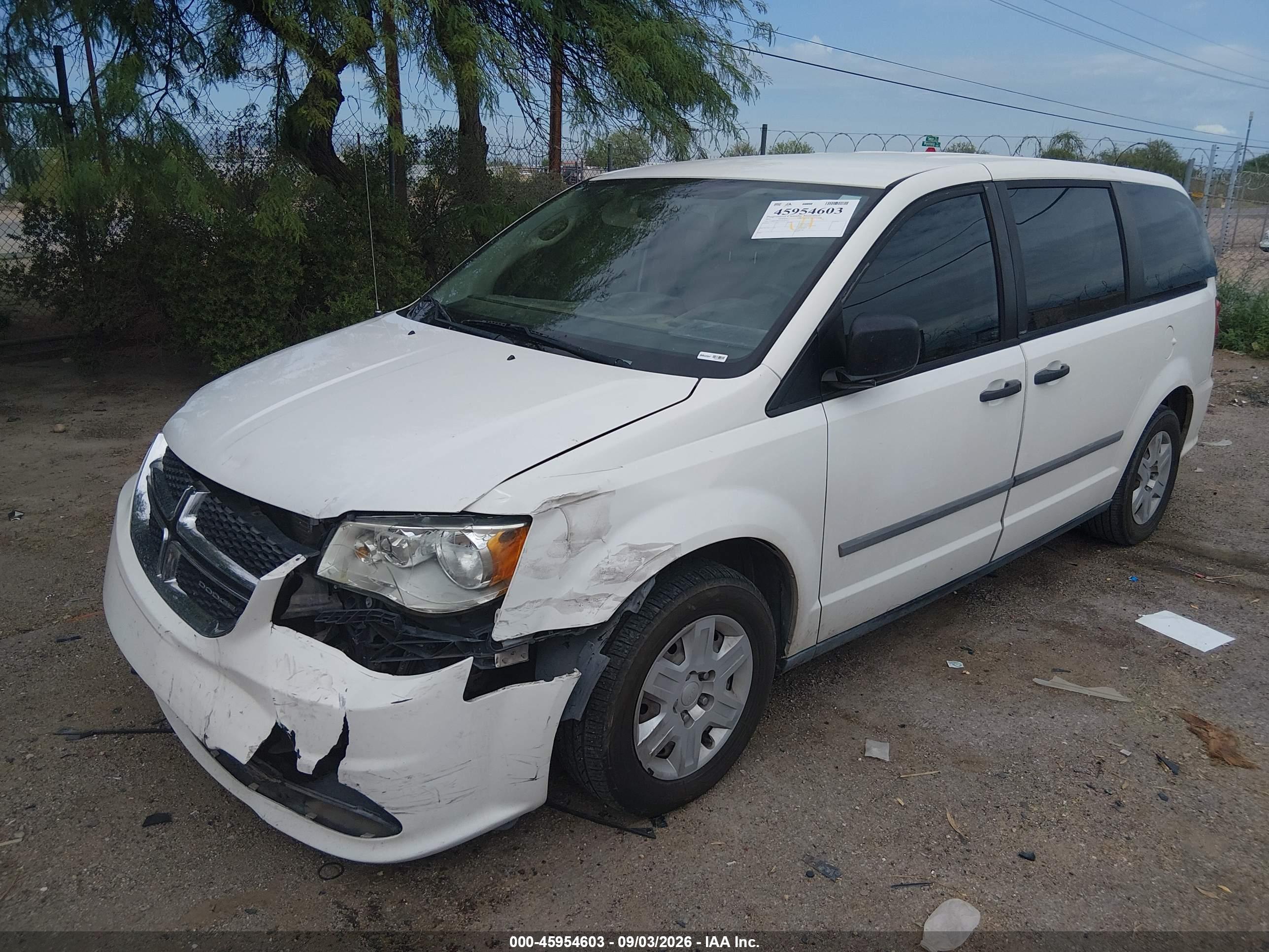 2012 DODGE GRAND CARAVAN SE/AVP — I2