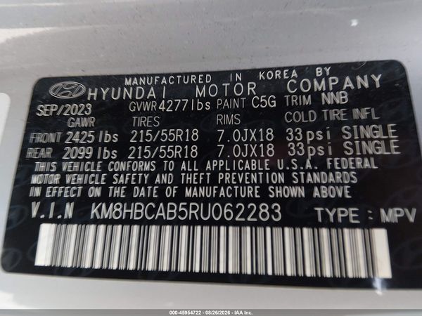 2024 HYUNDAI KONA SEL — I9