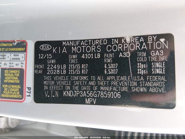 2016 KIA SOUL +
