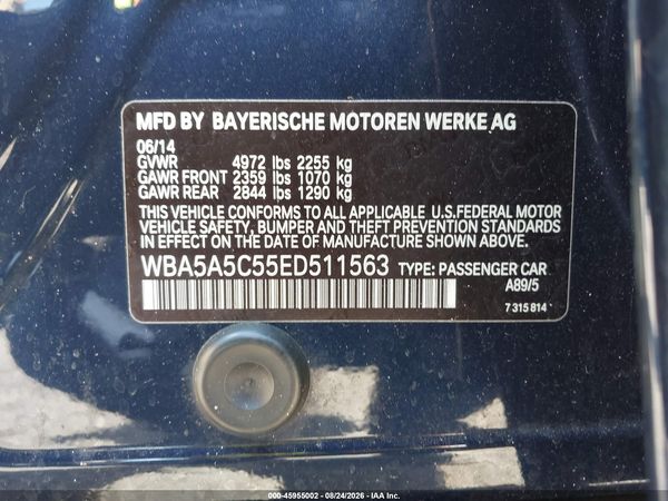 2014 BMW 528I