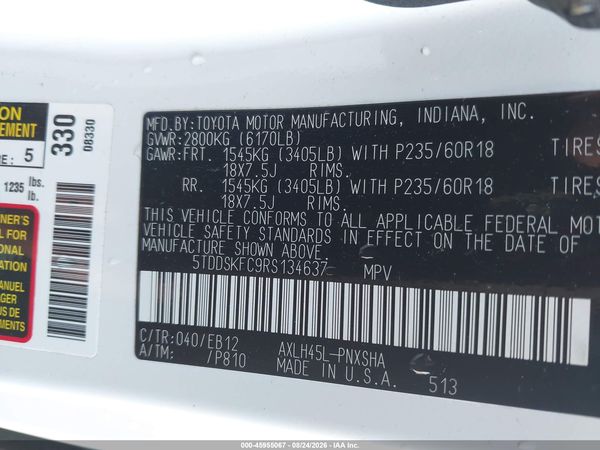 2024 TOYOTA SIENNA XSE