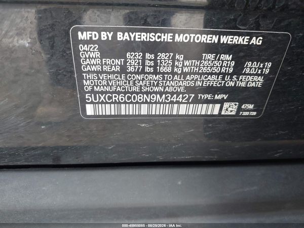 2022 BMW X5 XDRIVE40I