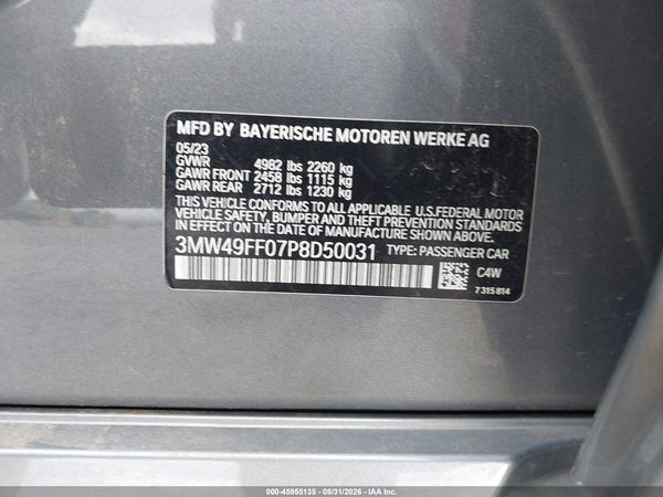 2023 BMW M340I M340I XDRIVE