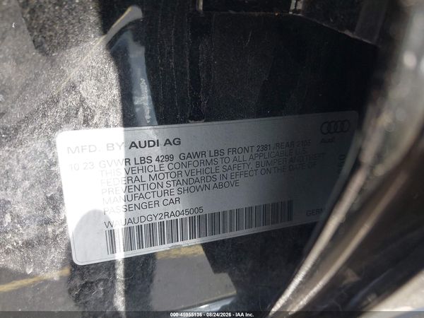 2024 AUDI A3 — I9