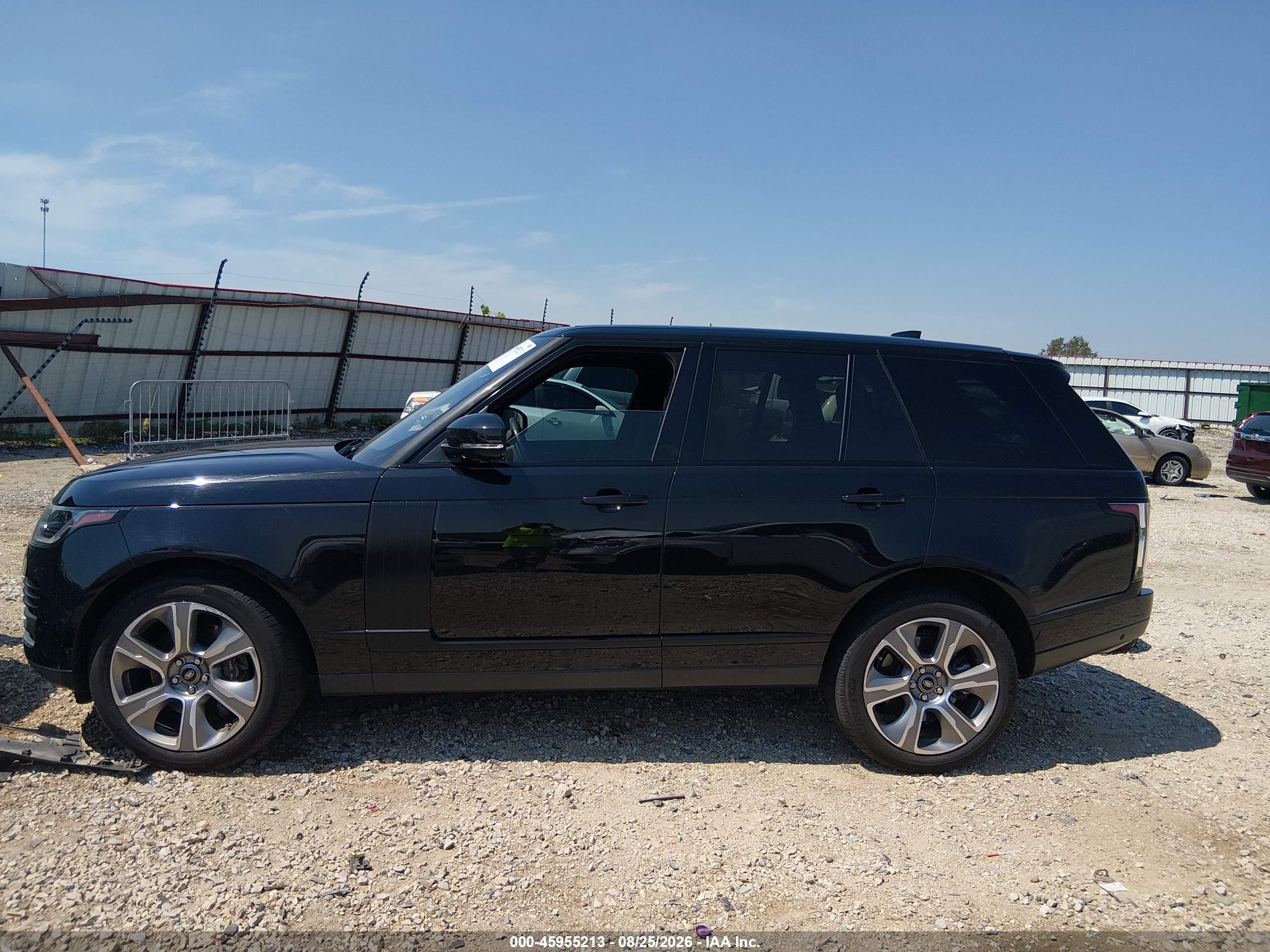 2019 LAND ROVER RANGE ROVER 3.0L V6 SUPERCHARGED HSE