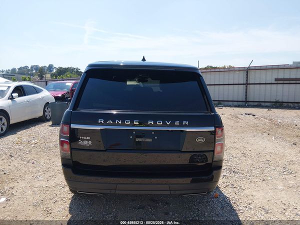 2019 LAND ROVER RANGE ROVER 3.0L V6 SUPERCHARGED HSE