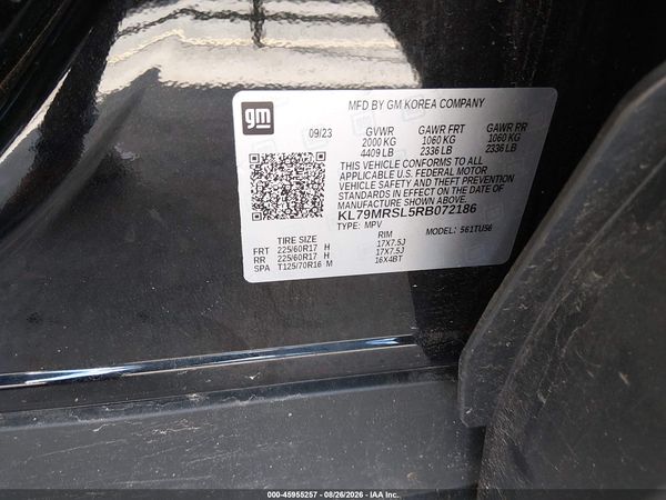 2024 CHEVROLET TRAILBLAZER AWD LT — I9