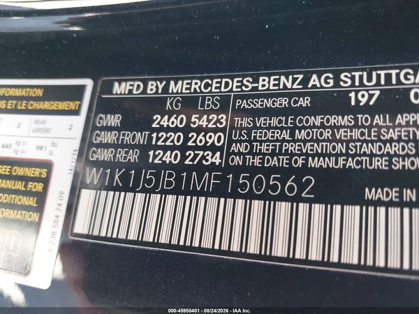 2021 MERCEDES-BENZ E 450 E450