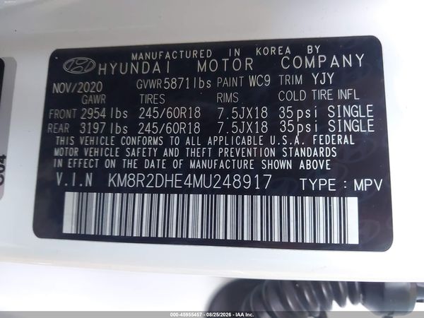 2021 HYUNDAI PALISADE SEL