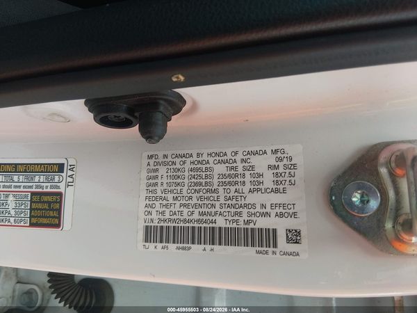 2019 HONDA CR-V EX-L