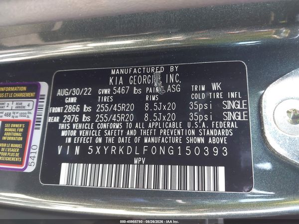 2022 KIA SORENTO X-LINE SX PRESTIGE