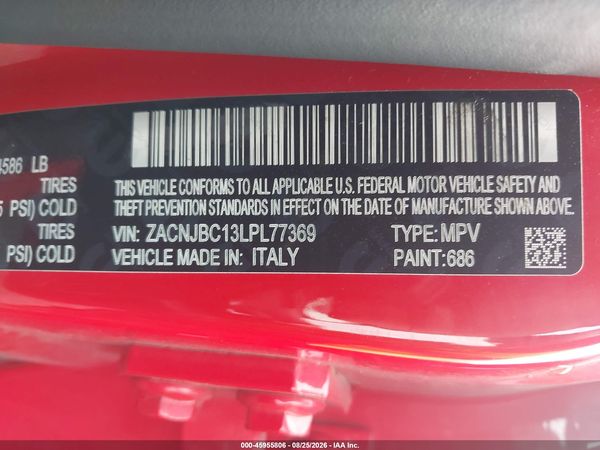 2020 JEEP RENEGADE TRAILHAWK 4X4