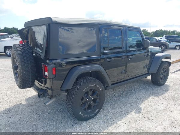 2023 JEEP WRANGLER 4-DOOR WILLYS 4X4 — I4
