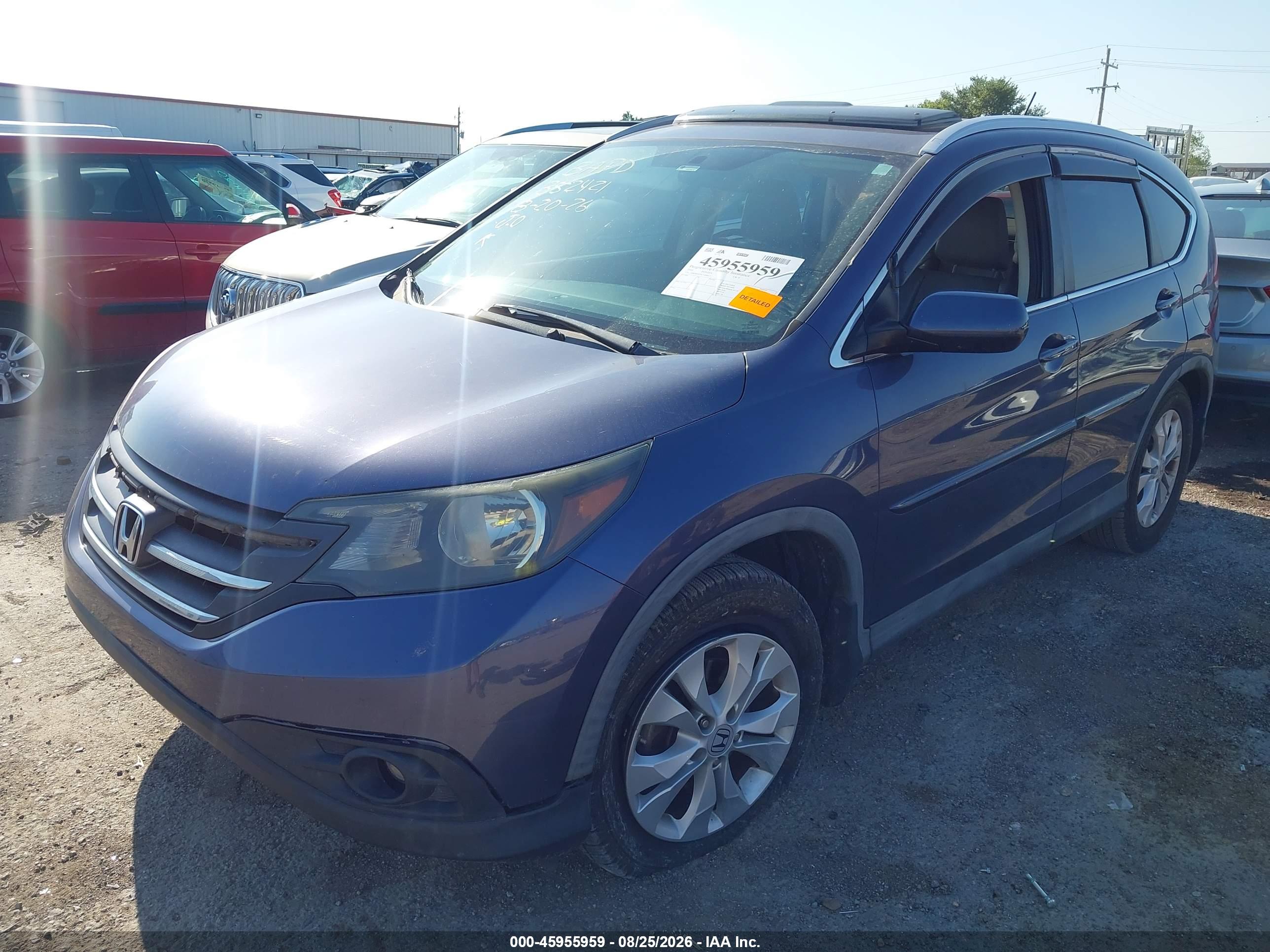2012 HONDA CR-V EX-L — I2