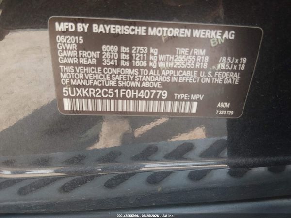 2015 BMW X5 SDRIVE35I