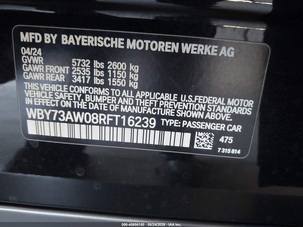 2024 BMW I4 GRAN COUPE EDRIVE40 — I9