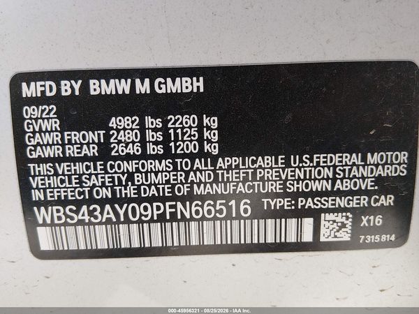 2023 BMW M3 COMPETITION XDRIVE