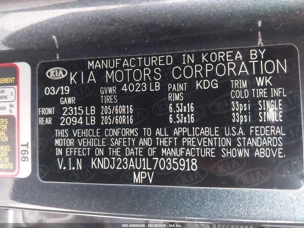 2020 KIA SOUL S