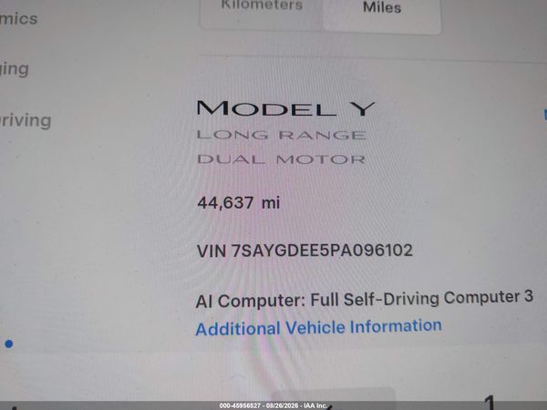 2023 TESLA MODEL Y — I118