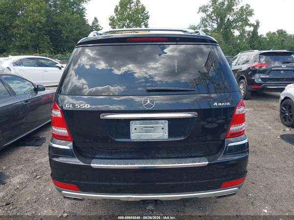 2012 MERCEDES-BENZ GL 550 4MATIC — I119