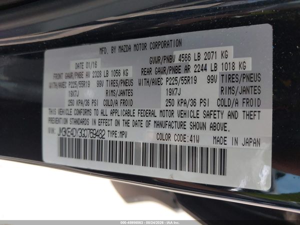 2016 MAZDA CX-5 GRAND TOURING