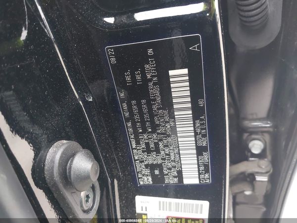 2022 TOYOTA HIGHLANDER LE