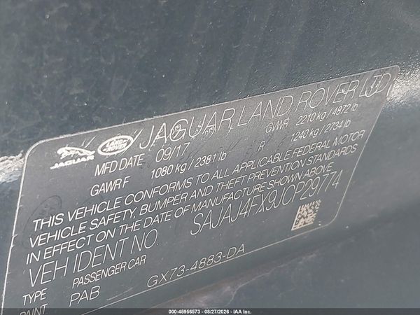 2018 JAGUAR XE 25T PREMIUM — I9