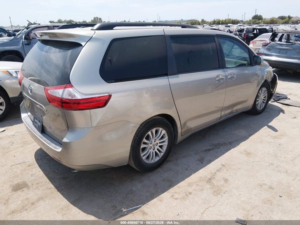 2016 TOYOTA SIENNA XLE 8 PASSENGER — I4