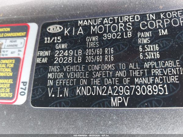 2016 KIA SOUL Plus