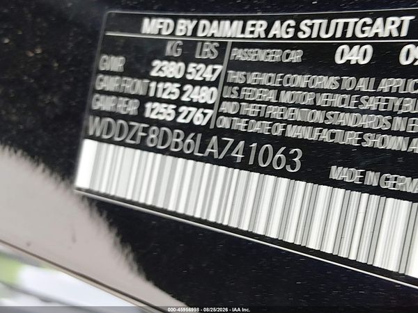 2020 MERCEDES-BENZ E 350 E350