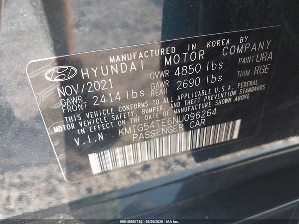 2022 GENESIS G70 3.3T RWD