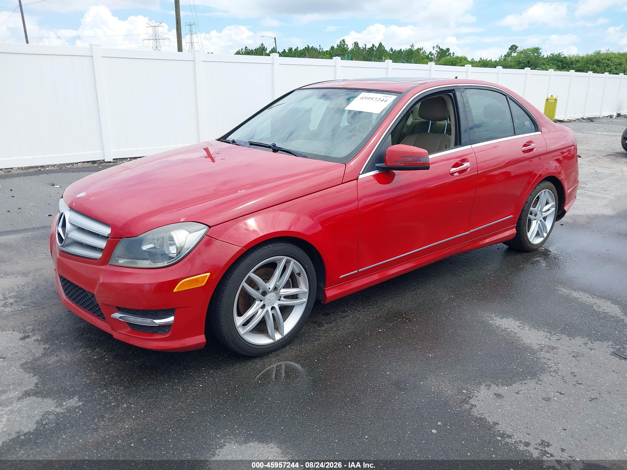 2013 MERCEDES-BENZ C 250 SPORT